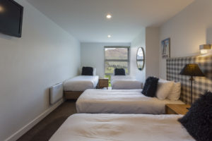 Bedroom 4 downstairs,2 Singles can be zipped to King, sleeps 4